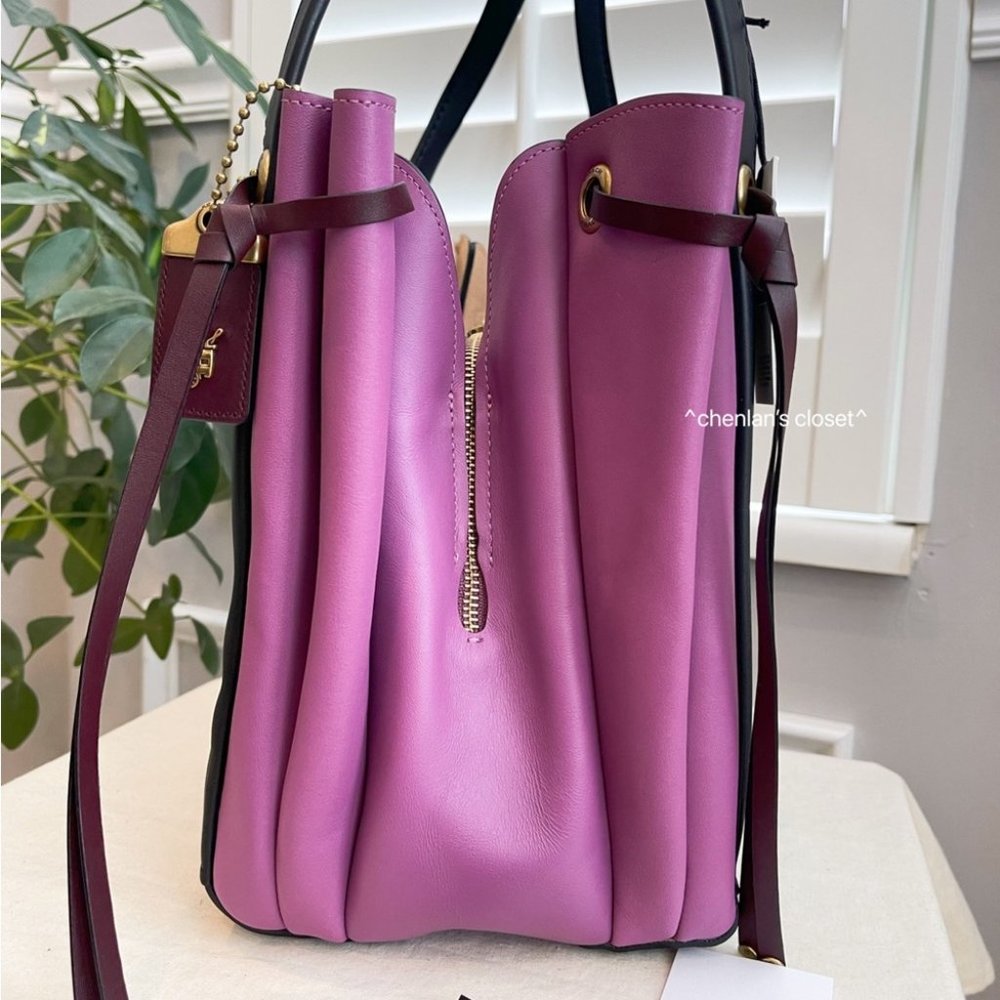 🔥NeW! Coach Harmony Colorblock Hobo - Picture 8 of 16